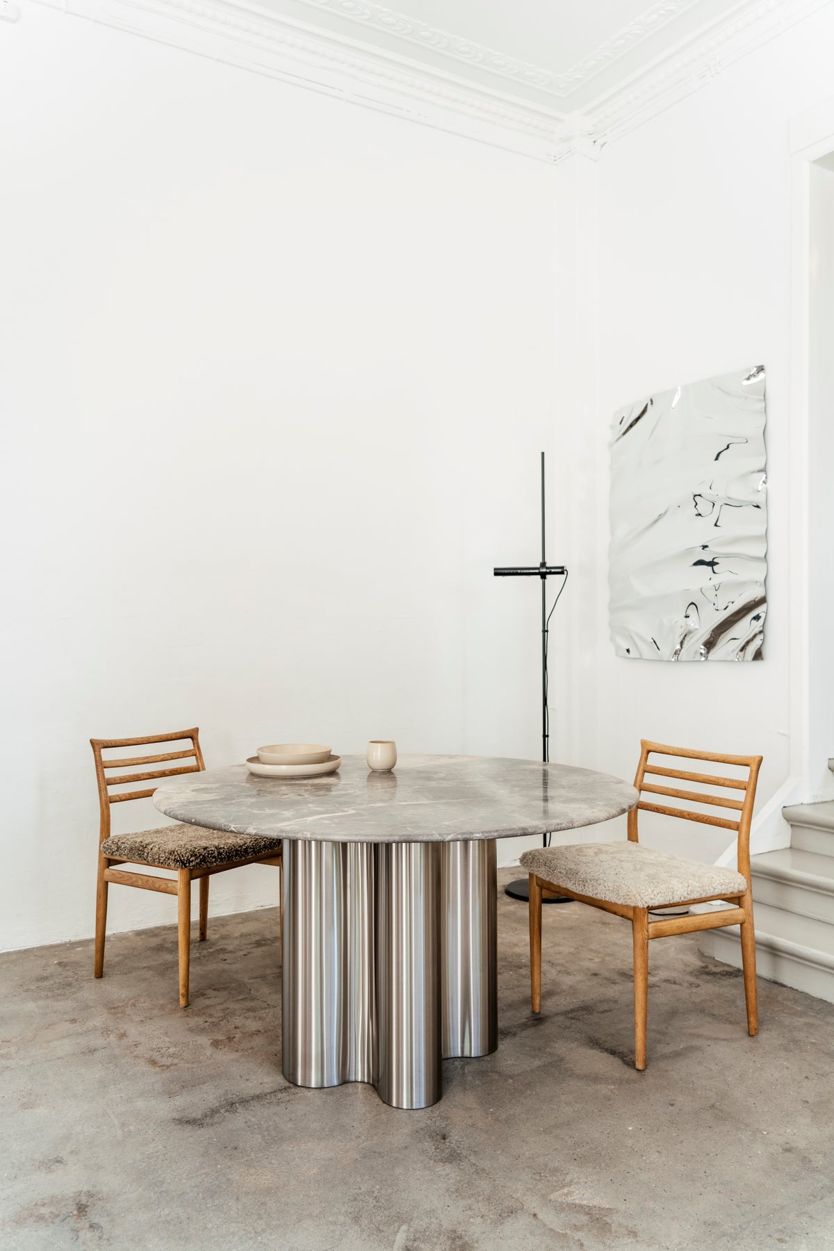 Silver Root Dining Table (Marble)