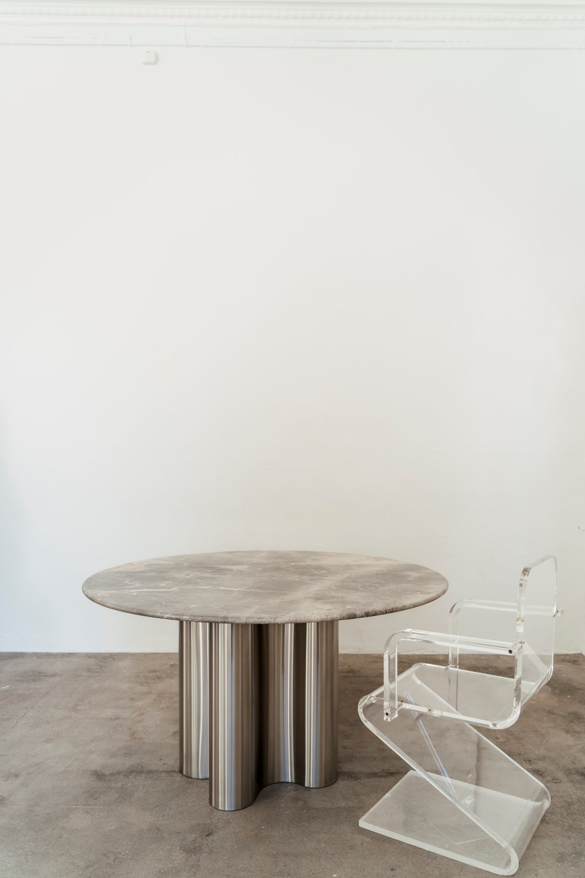 Silver Root Dining Table (Marble)