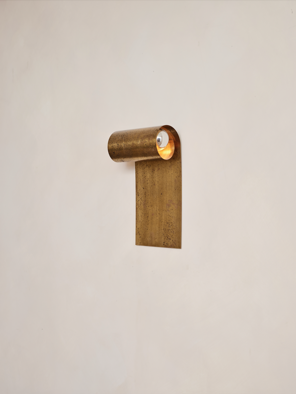 Scroll Stainless Steel Sconce