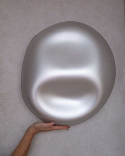 Ocean Mirror Sculpture Silver