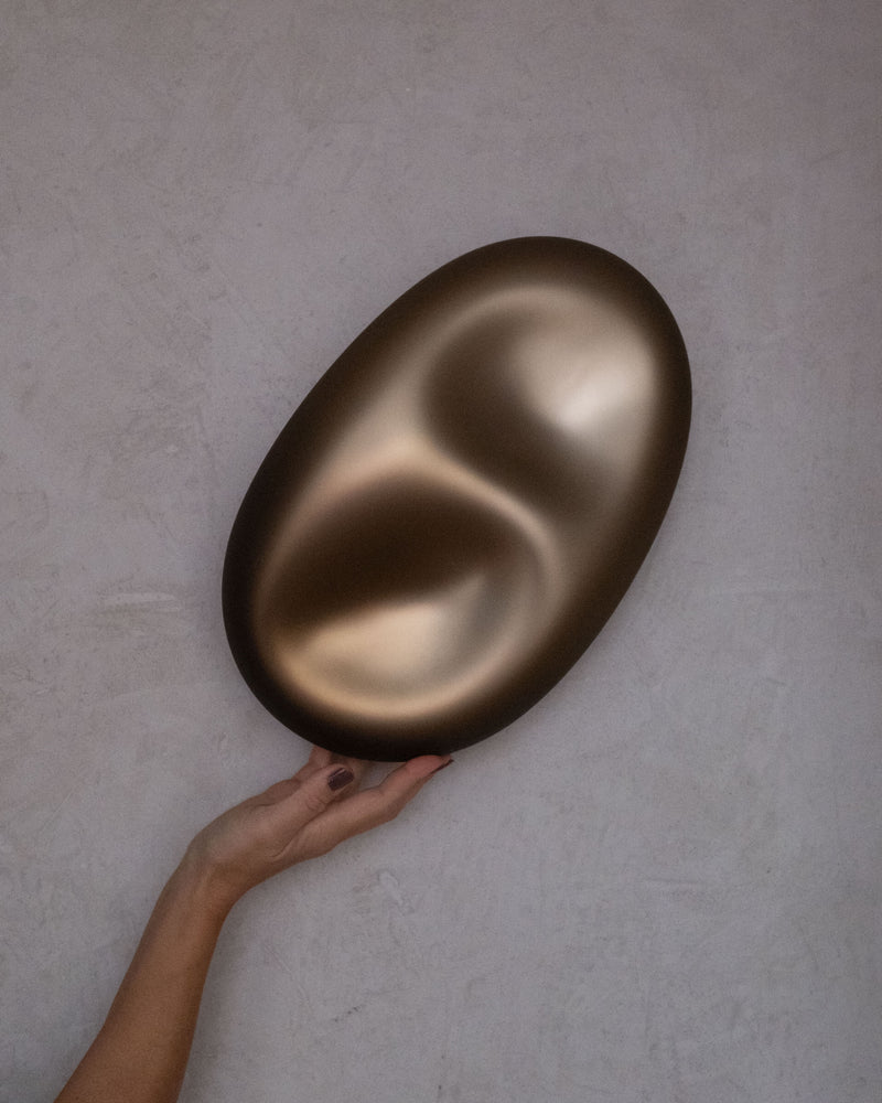 Contemporary Mirror Sculpture Olivin