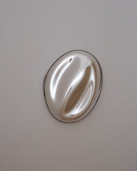 Contemporary Mirror Sculpture Silver XL