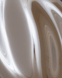 Contemporary Mirror Sculpture Silver XL